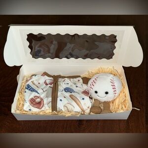 Baseball Themed Newborn Baby Boy Gift Set